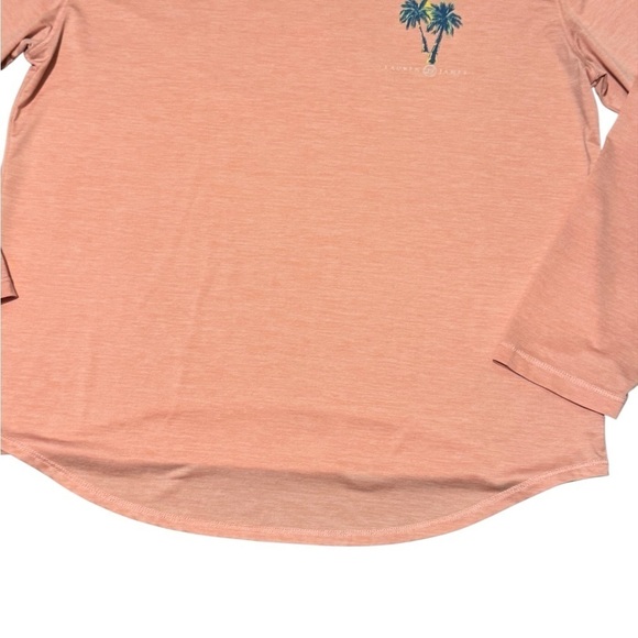 Women’s LJ By Lauren James Aloha Darlin’ Long Sleeve Shirt Size Medium Stretchy - Picture 4 of 9